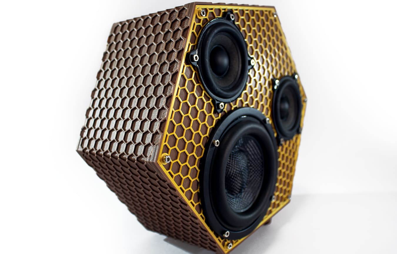 Bluetooth speaker side view